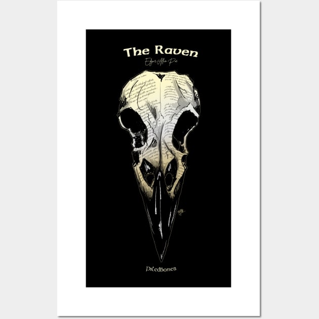 The Raven bone Wall Art by LittleBastard